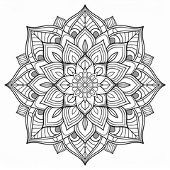 曼荼羅の塗り絵