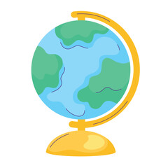 school globe teacher equipment