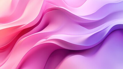 Obraz premium Abstract Pink and Purple Gradient Wave Background for Design and Presentation