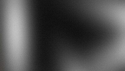 Abstract dark gray black color grainy gradient texture backdrop design. Minimal gentle colors soft noise gradient, website header, banner,  poster background.