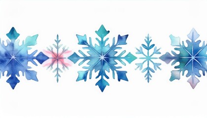 雪の結晶のライン