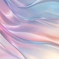 Fototapeta premium Abstract Pastel Swirls, Soft Pink and Blue Gradient Background.