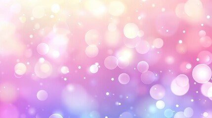 Fototapeta premium Abstract Pink and Blue Bokeh Background with Soft Blurred Lights.