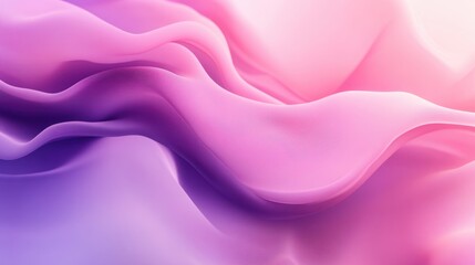 Obraz premium Abstract Pink and Purple Wavy Gradient Background for Graphic Design