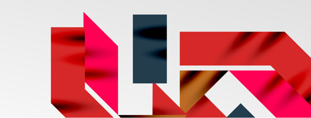 Minimal composition abstract lines and triangles background. Vector Illustration For Wallpaper, Banner, Background, Card, Book Illustration, landing page