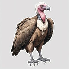 Obraz premium Vulture standing full body