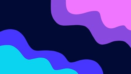 Abstract background design of waves and colors with fluid style 
