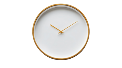 clock on a transparent background