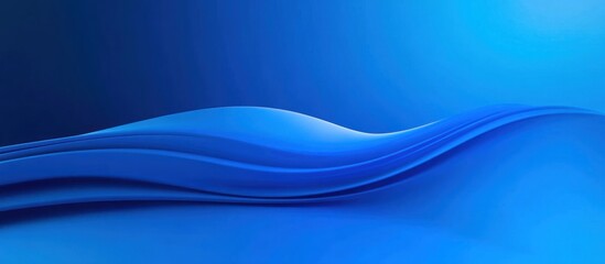 Obraz premium Abstract Blue Wave Background
