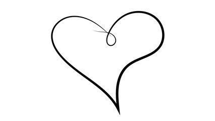 Hand drawn Doodle hearts sketch. Various different hand drawn heart icon love collection isolated on white background. Red heart symbol for Valentines Day. vector illustration