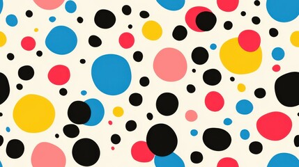Fototapeta premium Experience a stylish blend of leopard prints and soft pastel dots, ideal for trendy design projects and artistic expressions.