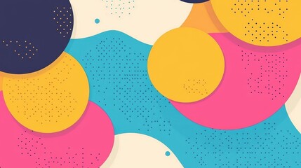 This vibrant design features playful elements that add charm, making it perfect for various creative projects.