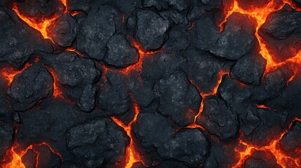 Transform your game with a unique lava floor design featuring a sleek black line pattern for added immersion.
