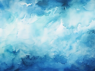 Fototapeta premium Extraordinary abstract watercolor blue ocean for textures fresh cheerful and relaxing summer concept