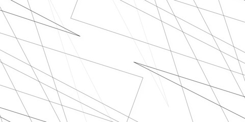 Modern geometry pattern interior architectural drawing line style background. Tile Black and White Business Simple 3d render loop