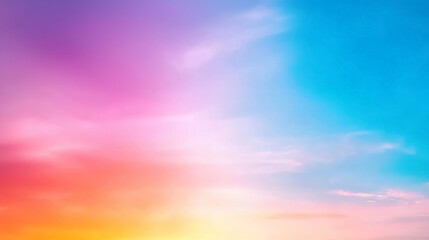 Obraz premium Blurred gradient of pale lavender fading into soft blue, creating a dreamy and calm atmosphere