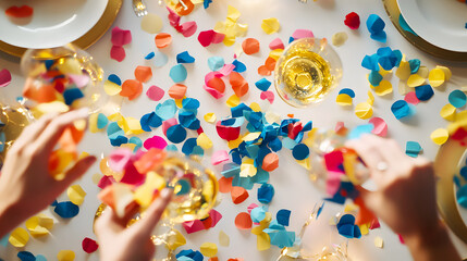 Colorful Confetti for Festive Celebrations