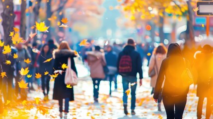 people in the street