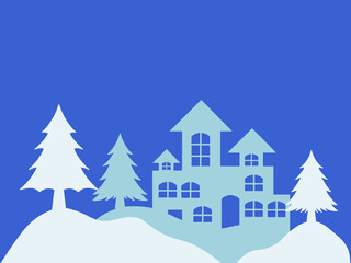 Naklejka premium Merry Christmas Day Background illustration