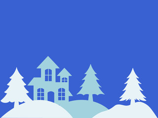 Fototapeta premium Merry Christmas Day Background illustration