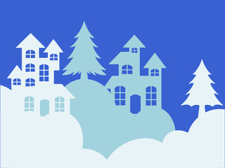 Naklejka premium Merry Christmas Day Background illustration