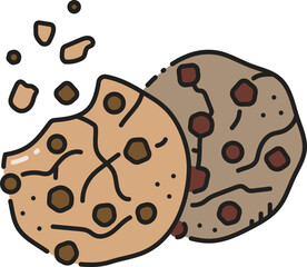 Cookies line icon