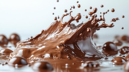 Splash of Chocolate Generative AI