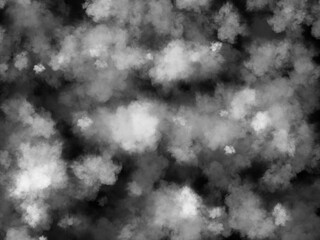 white smoke cloud on Isolated black background . Misty fog effect texture overlays