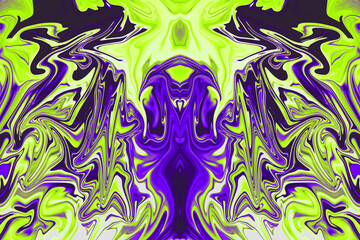 Colorful Liquid Abstract Background