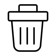 Delete Vector Line Icon Design