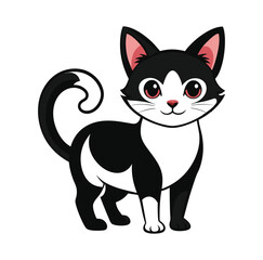 cat--illustration-design-black-and-white 