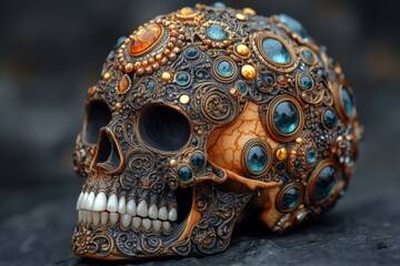 Obraz premium Skeleton Skull