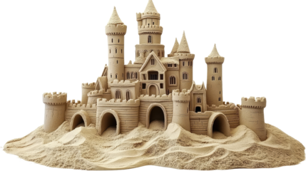 sandcastle transparent background
