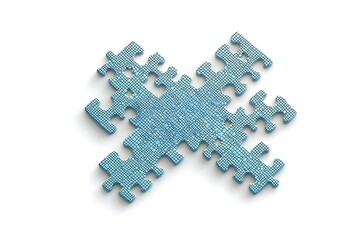 Crossword puzzle close-up