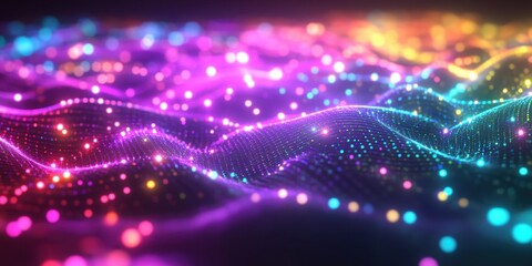 Fototapeta premium abstract background with colorful lights