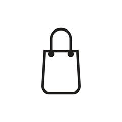 Shopping bag icon logo design template isolated illustration
