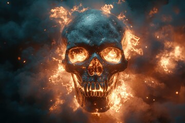 Obraz premium Skeleton Skull