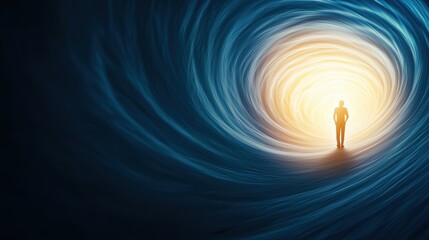 Light at the End of the Tunnel Concept