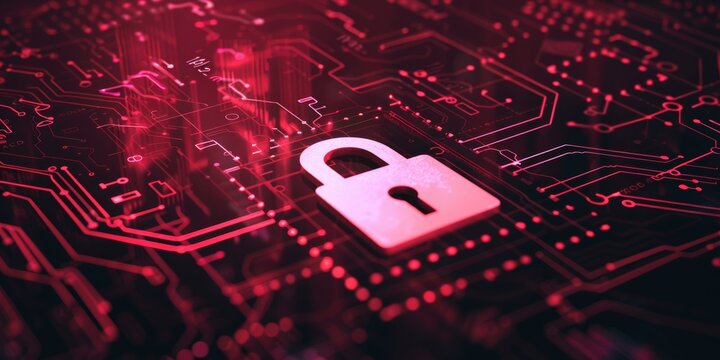 Simple and clear visual of cybersecurity.
