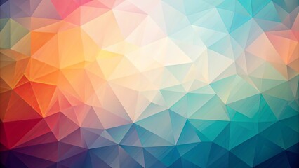 Obraz premium Abstract Geometric Pattern With Warm and Cool Hues