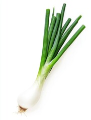 Green Onions White Surface