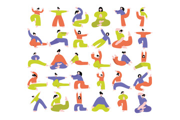 Mascot Character Women Wellness