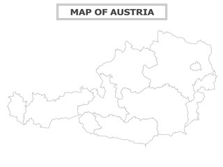 European Country Geography Political map. Political map of country with capital, province or state capital, major cities and town.