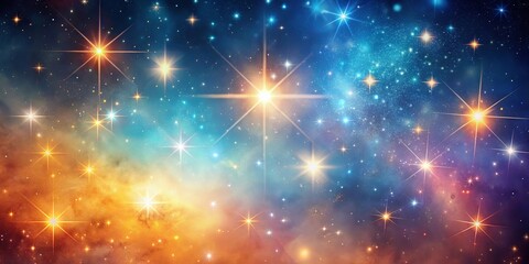 Obraz premium Celestial Tapestry of Shimmering Stars and Cosmic Dust