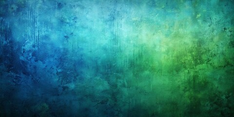 Fototapeta premium Textured Abstract Gradient From Deep Blue To Bright Green