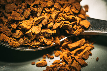 Instant Coffee on a Spoon