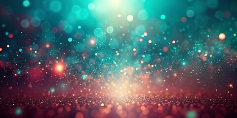 Obraz premium Sparkling Dust and Shimmering Lights, A Magical Abstract Background