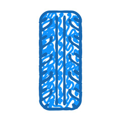 tire motorcycle accessory doodle icon sketch vector. tire motorcycle accessory sign. isolated symbol illustration