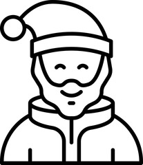 Santa claus icon