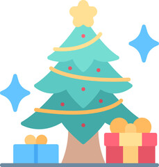 Christmas tree icon